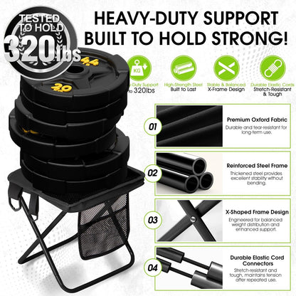 Shoulder-Sling Portable Folding Chair