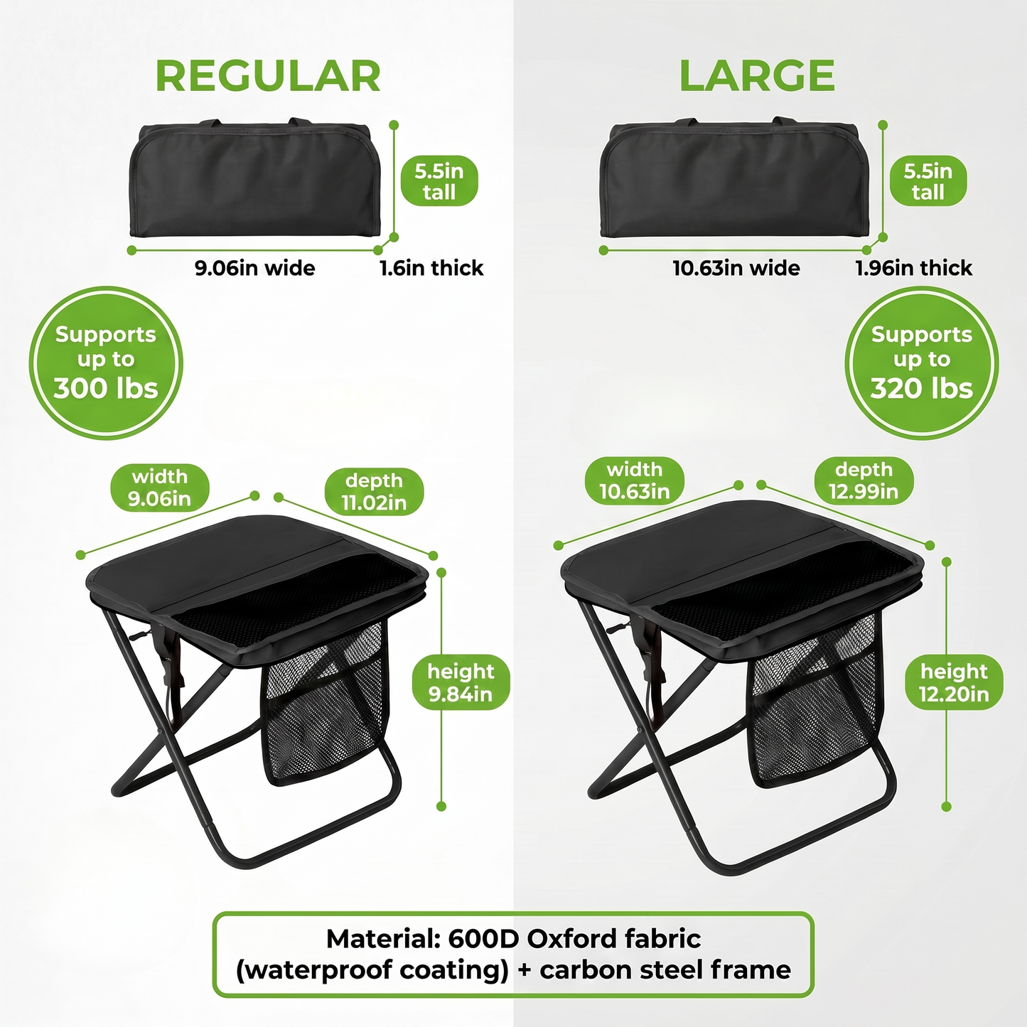 Shoulder-Sling Portable Folding Chair